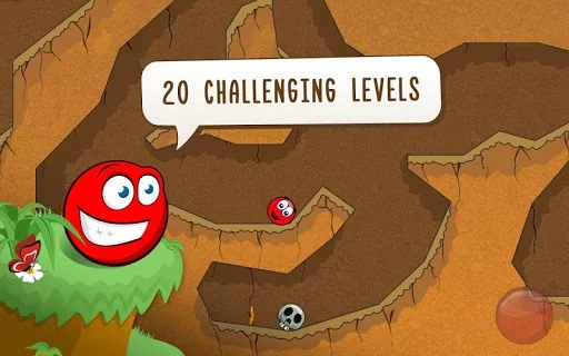 Изображение игры: Red Ball 3: Jump for Love