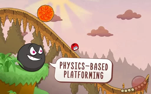 Изображение игры: Red Ball 3: Jump for Love