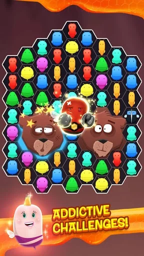 Изображение игры: Disco Bees - New Match 3 Game