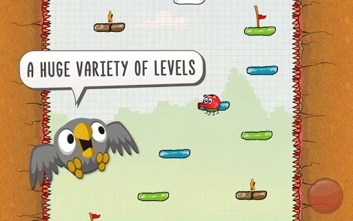 Изображение игры: Red Ball 3: Jump for Love