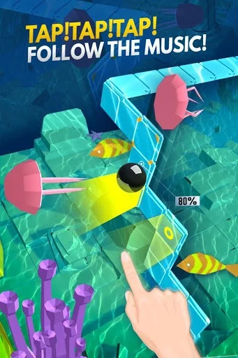 Изображение игры: Dancing Ball World: Music Tap