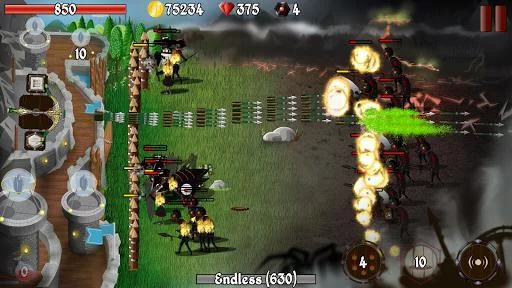 Изображение игры: Grim Defender - Castle & Tower Defense