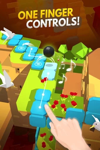 Изображение игры: Dancing Ball World: Music Tap