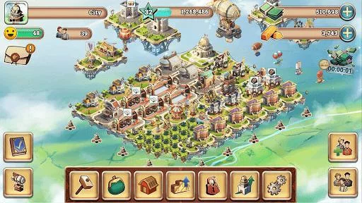 Изображение игры: BigCompany: Skytopia | City Building Game