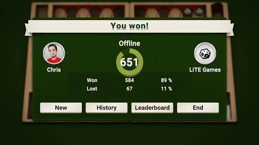 Изображение игры: Backgammon - Free Board Game by LITE Games