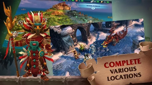 Изображение игры: Forge of Glory: Match3 MMORPG & Action Puzzle Game