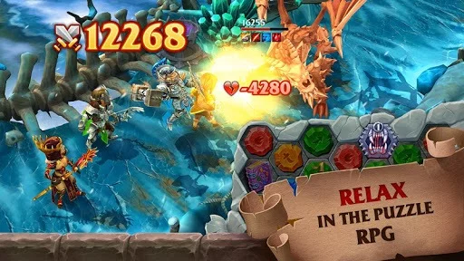 Изображение игры: Forge of Glory: Match3 MMORPG & Action Puzzle Game