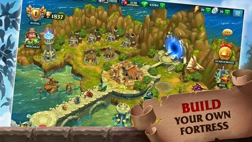 Изображение игры: Forge of Glory: Match3 MMORPG & Action Puzzle Game