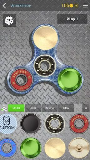 Изображение игры: Fidget Spinner (30 models) + Workshop