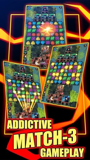 Изображение игры: Match 3 RPG - Heroes of Elements