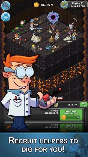 Изображение игры: Tap Tap Dig - Idle Clicker Game