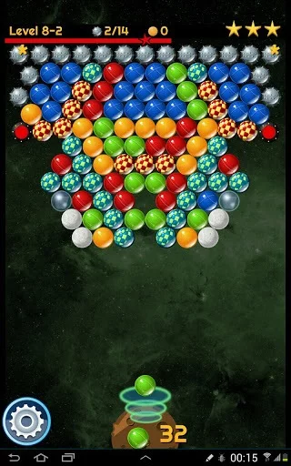 Изображение игры: Space Bubble Shooter