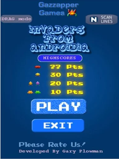 Изображение игры: Invaders from Androidia (Free Space Shooter)