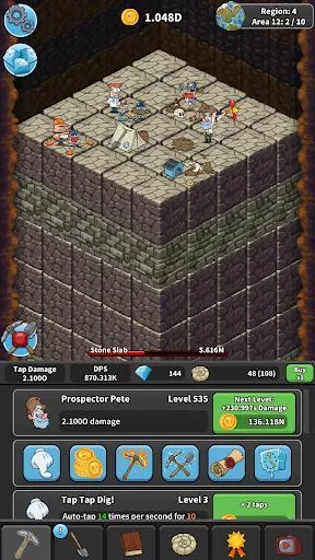 Изображение игры: Tap Tap Dig - Idle Clicker Game