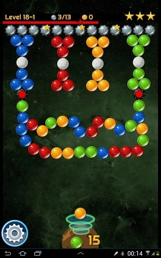 Изображение игры: Space Bubble Shooter
