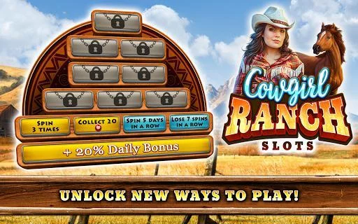 Изображение игры: Slots Cowgirl Ranch Free Slots