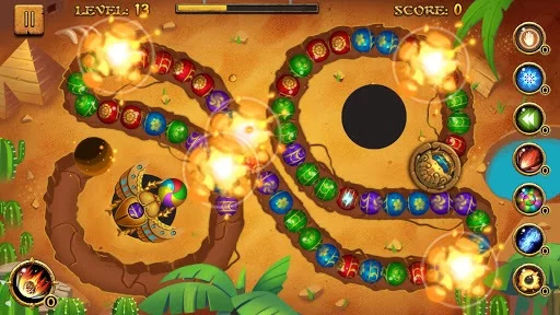 Изображение игры: Jungle Marble Blast