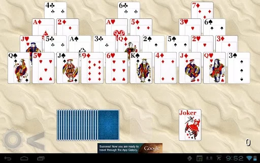 Изображение игры: TriPeaks Solitaire HD