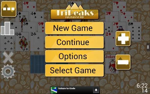Изображение игры: TriPeaks Solitaire HD