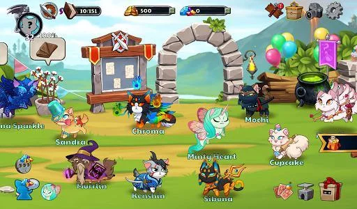 Изображение игры: Castle Cats: Epic Story Quests