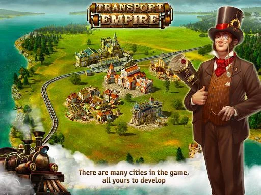 Изображение игры: Transport Empire: Steam Tycoon