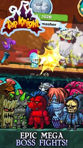 Изображение игры: Tap Knight - RPG Idle-Clicker Hero Game