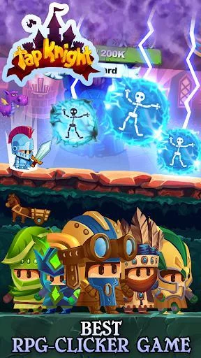 Изображение игры: Tap Knight - RPG Idle-Clicker Hero Game