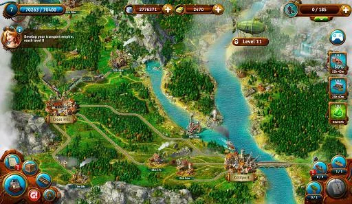 Изображение игры: Transport Empire: Steam Tycoon