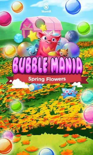 Изображение игры: Bubble Mania Spring Flowers