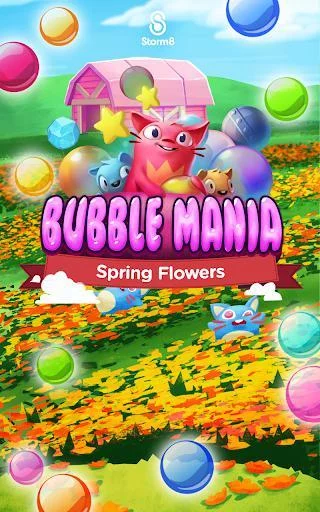 Изображение игры: Bubble Mania Spring Flowers