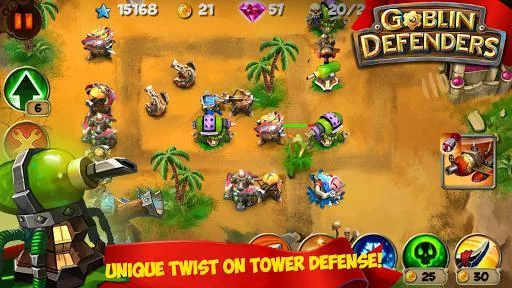 Изображение игры: TD: Goblin Defenders - Towers Rush PRO