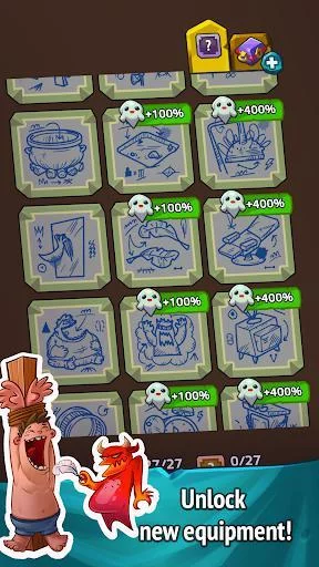 Изображение игры: Farm and Click - Idle Hell Clicker Pro