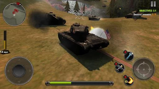 Изображение игры: Tanks of Battle: World War 2