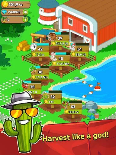 Изображение игры: Farm and Click - Idle Farming Clicker