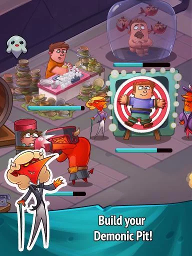 Изображение игры: Farm and Click - Idle Hell Clicker