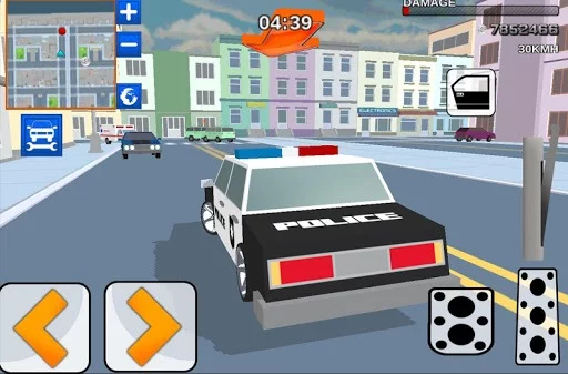 Изображение игры: Blocky Cop Craft Running Thief