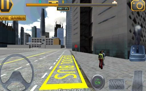 Изображение игры: Schoolbus Driving 3D Simulator