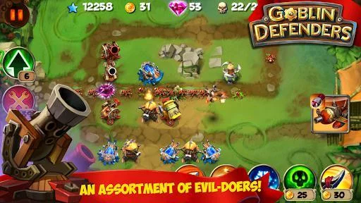 Изображение игры: TD: Goblin Defenders - Towers Rush