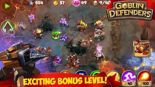 Изображение игры: TD: Goblin Defenders - Towers Rush