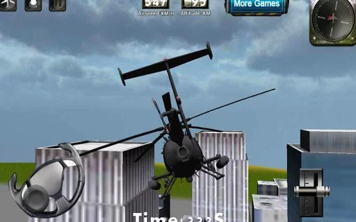 Изображение игры: Helicopter 3D flight simulator
