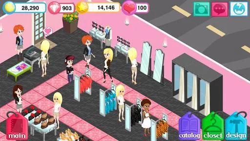 Изображение игры: Fashion Story: Daring Red