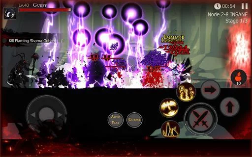 Изображение игры: Shadow of Death: Stickman Fighting - Dark Knight