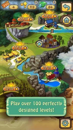 Изображение игры: Mahjong Village: Tile Match Fantasy Adventure
