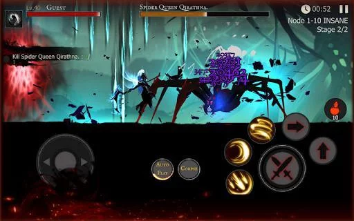 Изображение игры: Shadow of Death: Stickman Fighting - Dark Knight