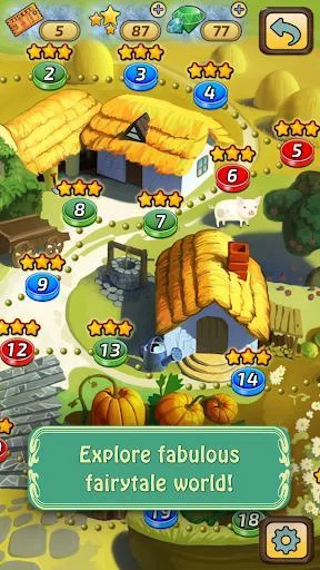 Изображение игры: Mahjong Village: Tile Match Fantasy Adventure