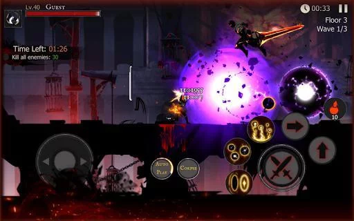 Изображение игры: Shadow of Death: Stickman Fighting - Dark Knight