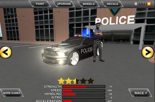Изображение игры: Police Cars vs Street Racers