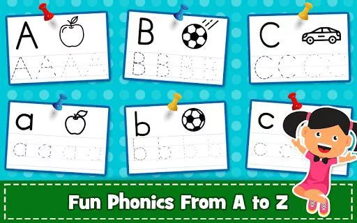 Изображение игры: ABC PreSchool Kids Tracing & Phonics Learning Game