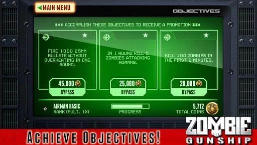 Изображение игры: Zombie Gunship Free
