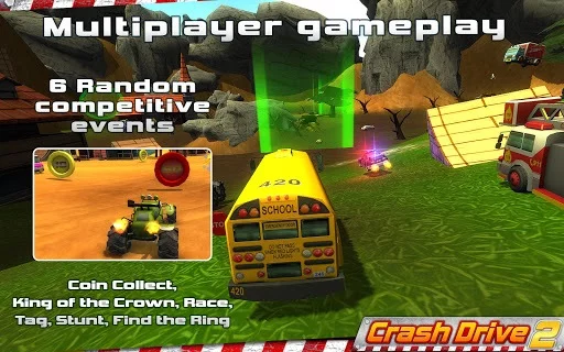Изображение игры: Crash Drive 2: 3D racing cars